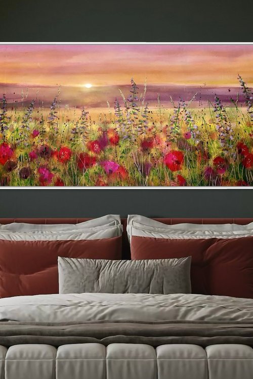 Morning Poppy Light by Jennifer Taylor