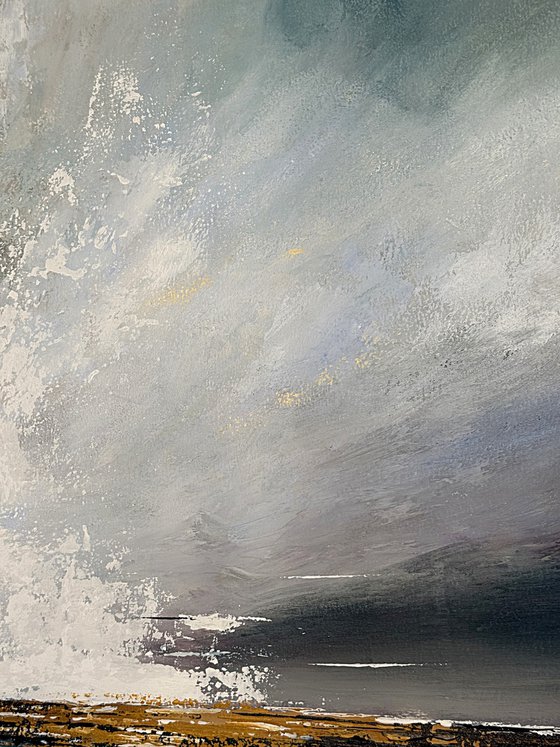 Violet Driftlight-Clouds wall art