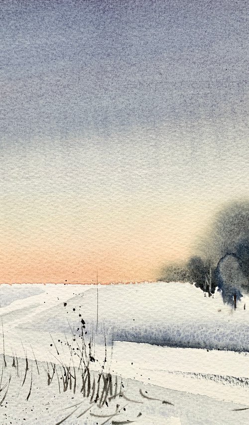 Winter landscape by Eugenia Gorbacheva
