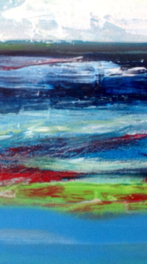 Rough seas by Linda Collins Lamb