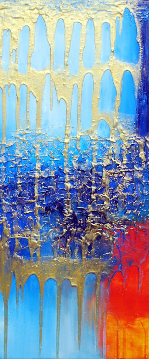 CLIMBING THE SKY by VANADA ABSTRACT ART