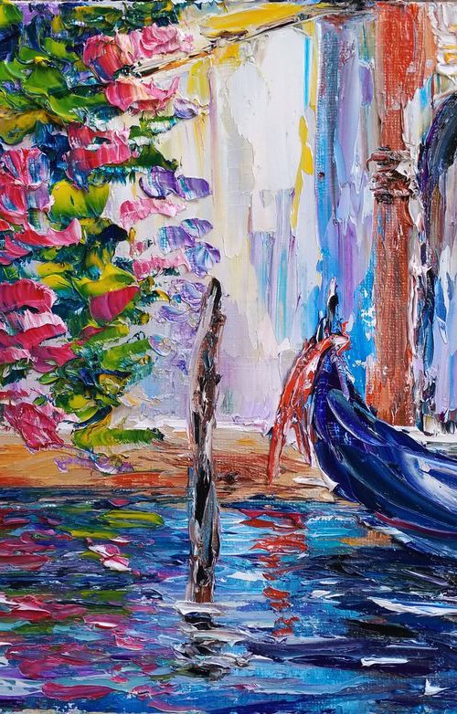 Gondola in Venice by Oksana Fedorova