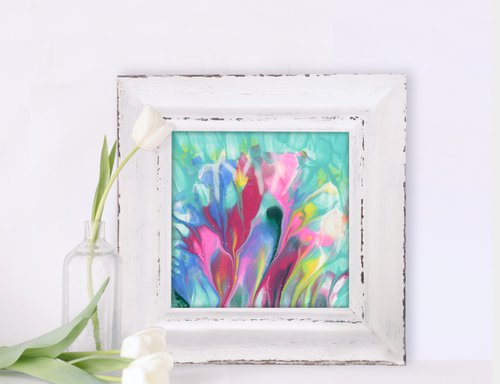 Flowering Euphoria 36 - Floral Abstract Painting by Kathy Morton Stanion by Kathy Morton Stanion