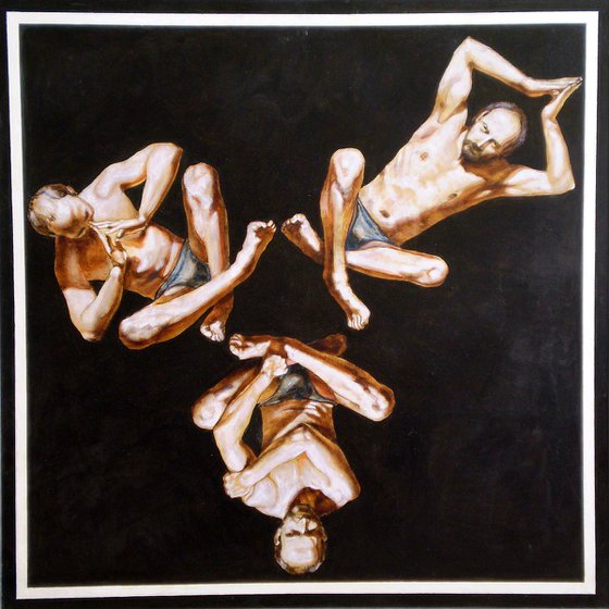 Triple portrait-I(The Pollock-Krasner Foundation Grant,New York,2003)