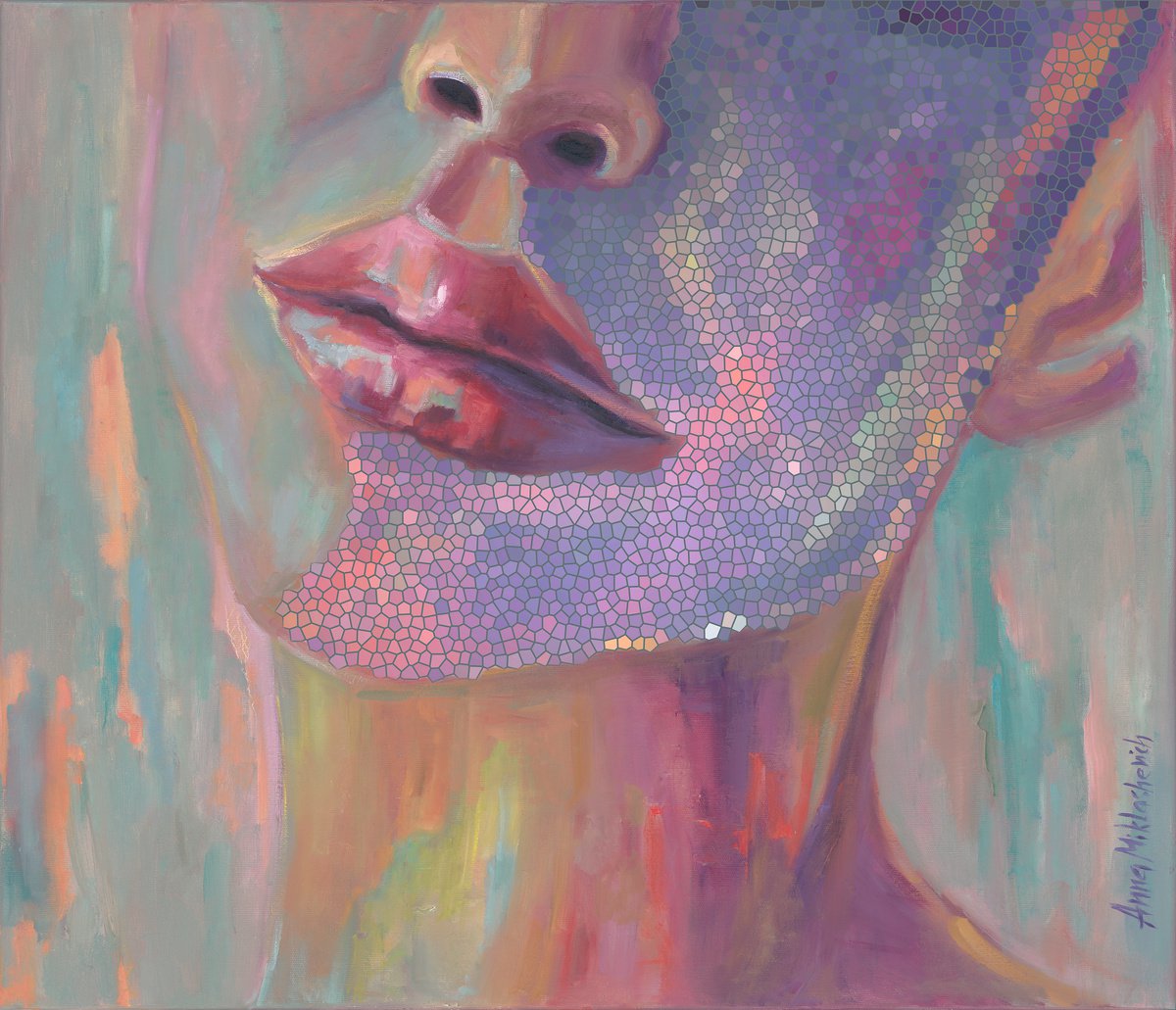 COSMIC WOMAN - Limited Edition of 10, Giclee prints on canvas by Anna Miklashevich