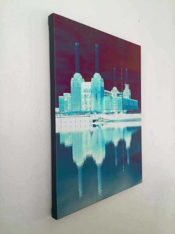 BATTERSEA POWER STATION  NO:8  Canvas Limited edition  1/20 12"x 16"