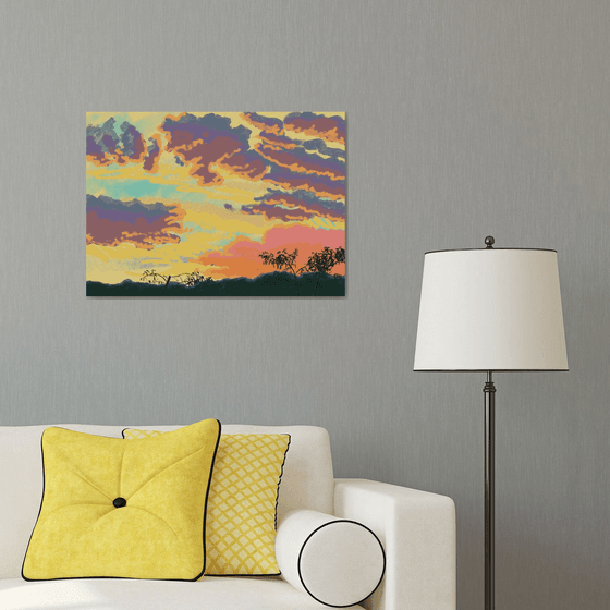 "June sunset"