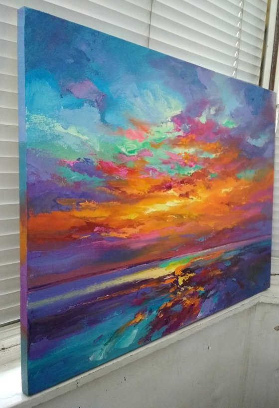 Abstract morning seascape 04