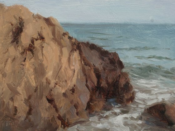 Sea cliffs at summer solstice