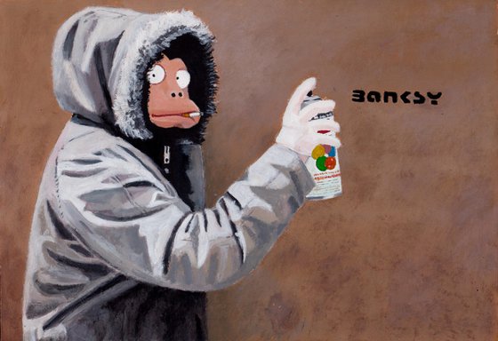 "Banksy - self portrait"