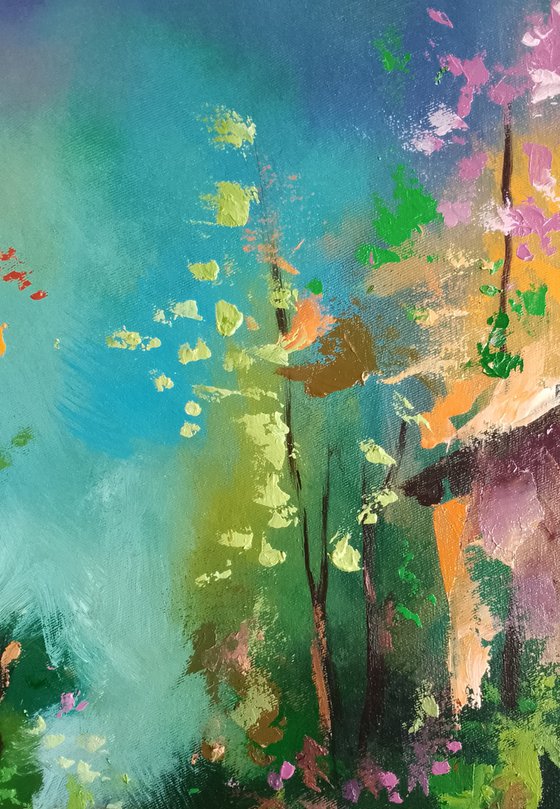 Hand-painted beautiful cottage