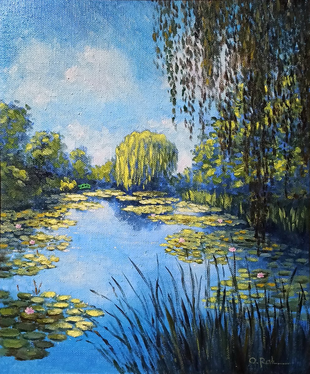 Pond in Giverny 4 by Oleh Rak