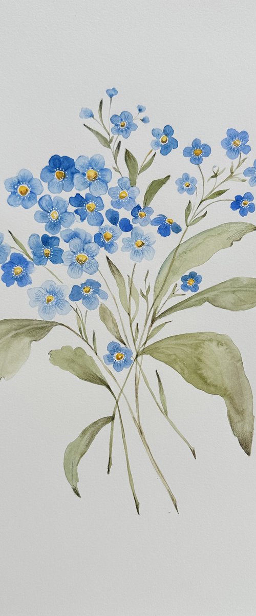 Bouquet of Forget-me-nots by Irina Anis