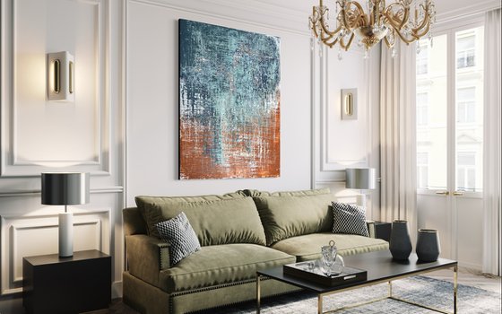 Splitting The Difference (XL 48x60in)