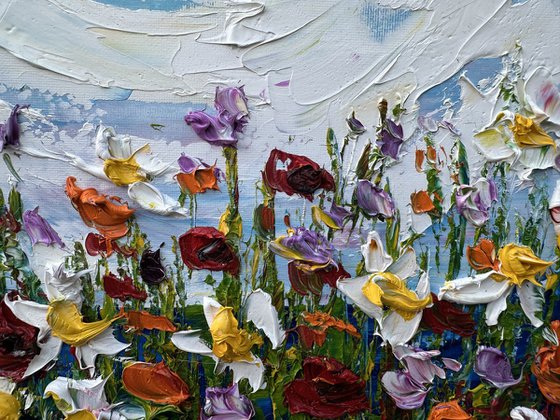 Impasto Daisies