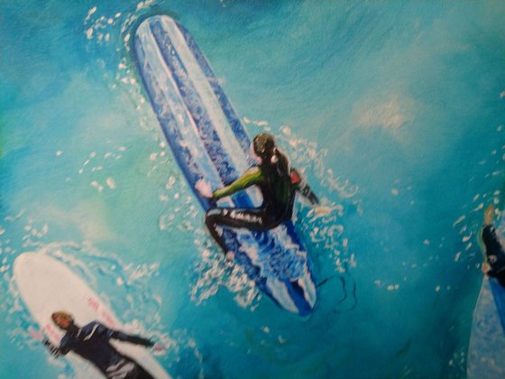 Surfers         60x80cm