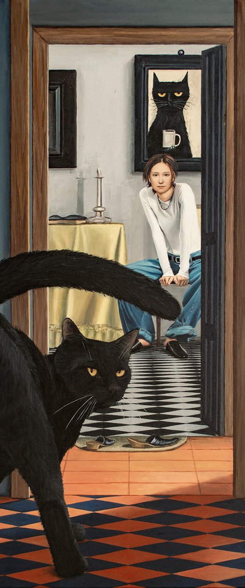 The Cat Who Chose My Home by Nataliya Bagatskaya