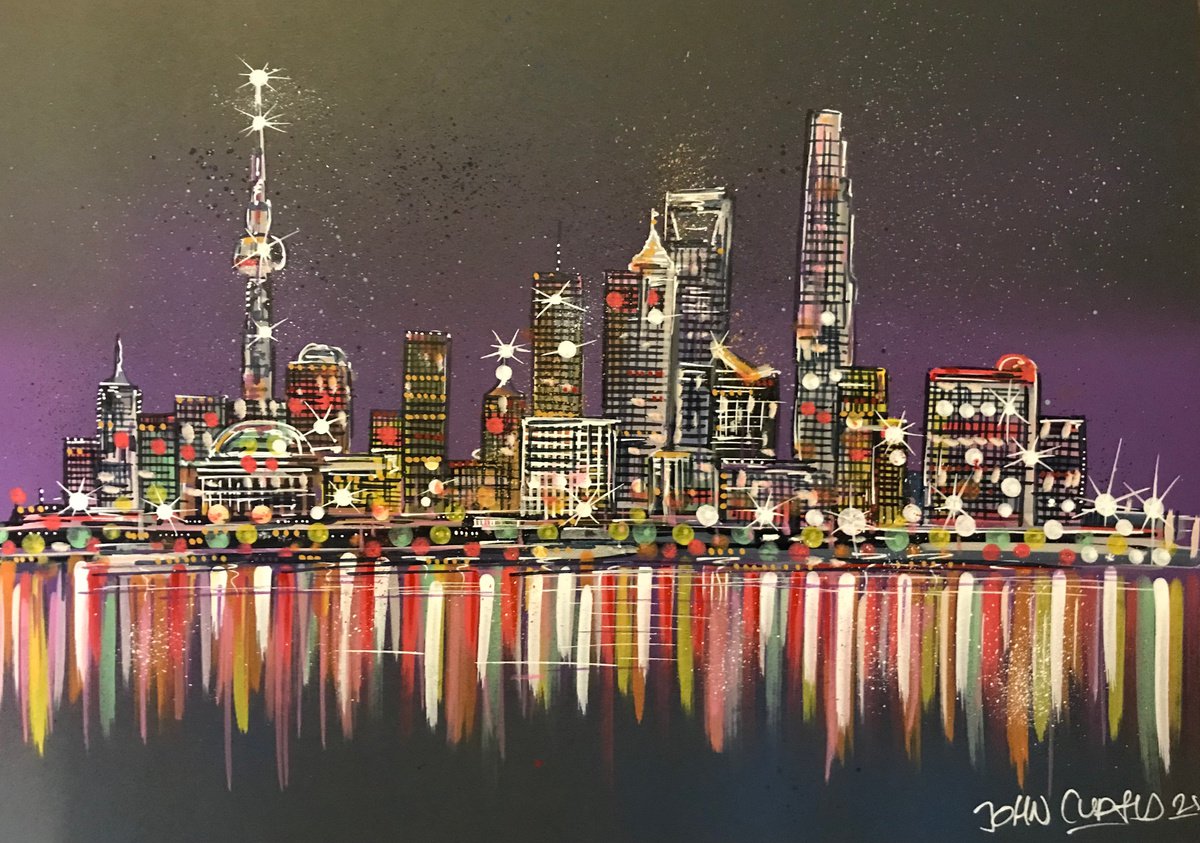 Shanghai Skyline by John Curtis