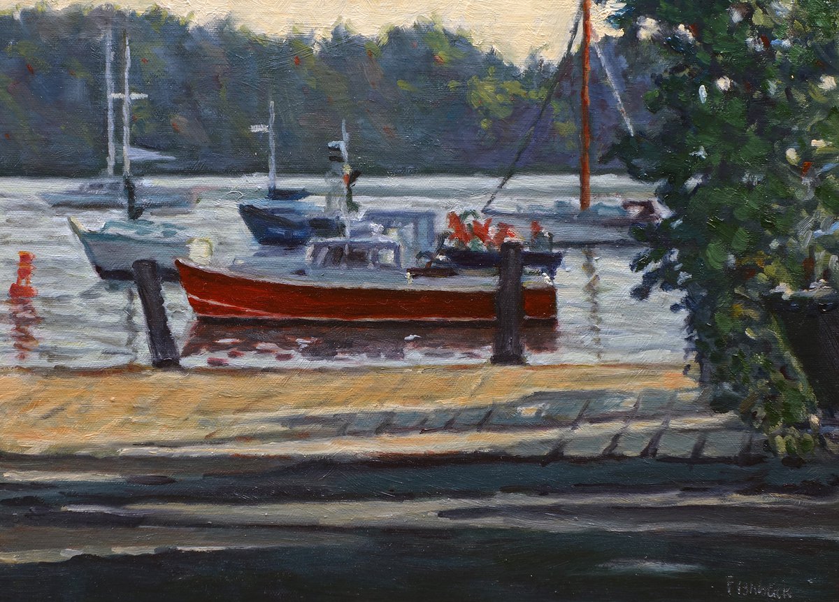 Bass Harbor Boats by Daniel Fishback