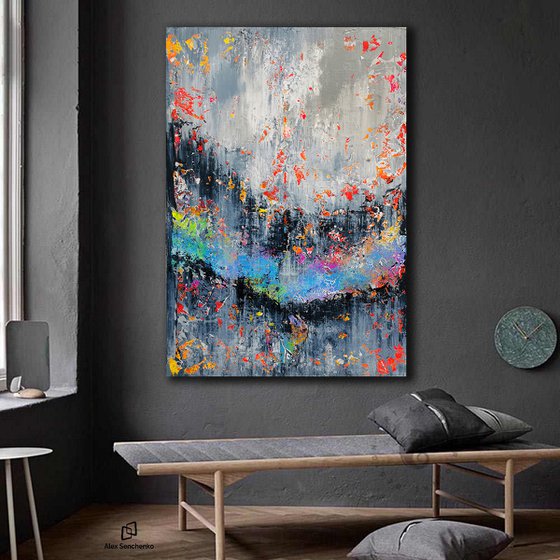 150x100cm. / abstract painting / Abstract 1223