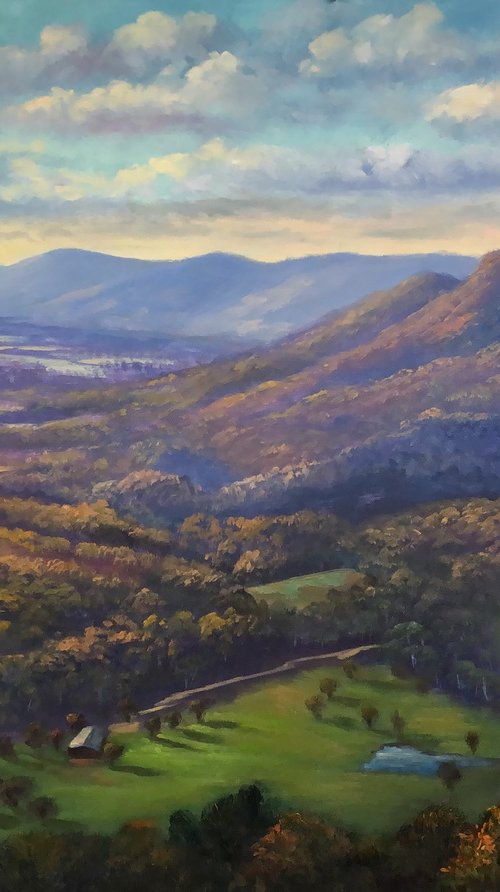 The View from Mt Blackheath, Blue Mountains, NSW by Christopher Vidal