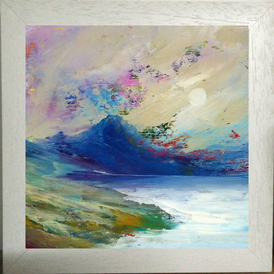 Colourful Moonlit sky