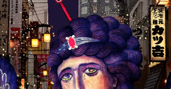 Guardian Angel with Fireflies