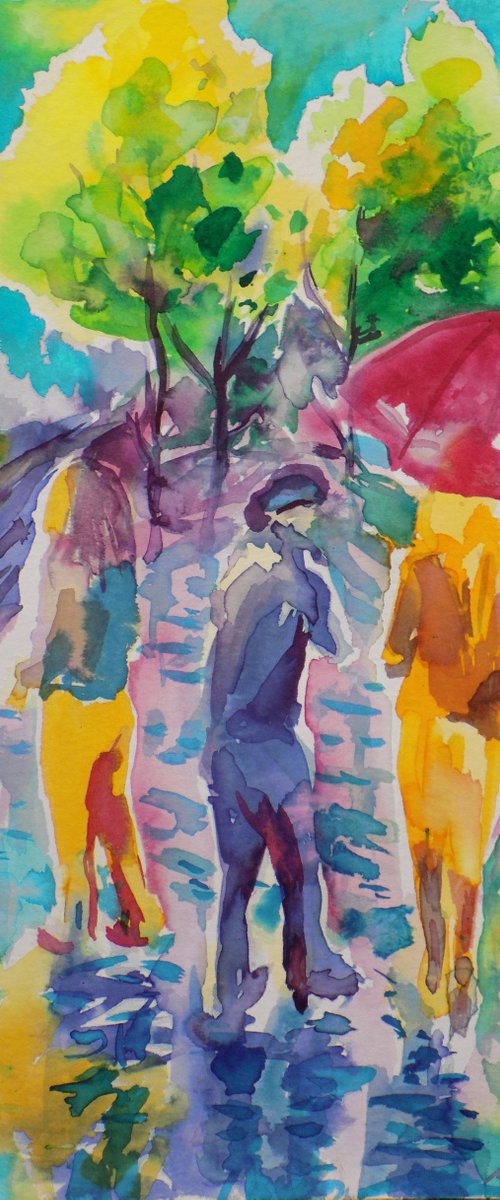 Rain in the city by Maja Grecic