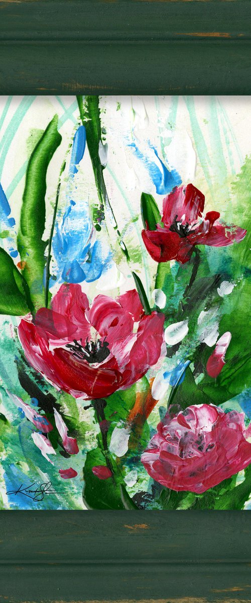 Cottage Flowers 9 by Kathy Morton Stanion