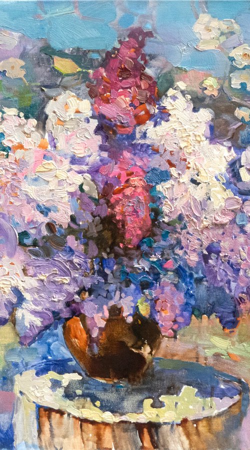 Lilacs in the Carpathians by Anastasiia Grygorieva