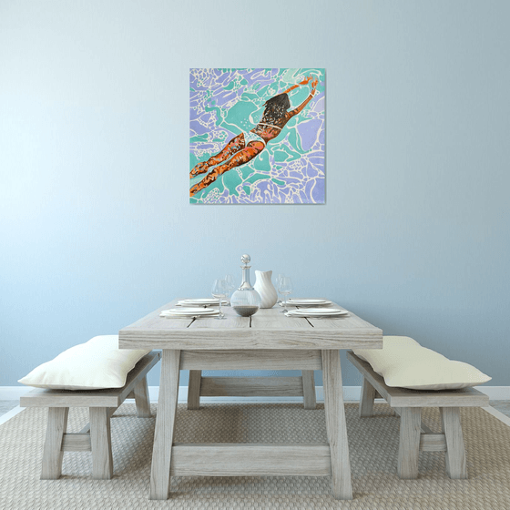 Underwater Pastel Green