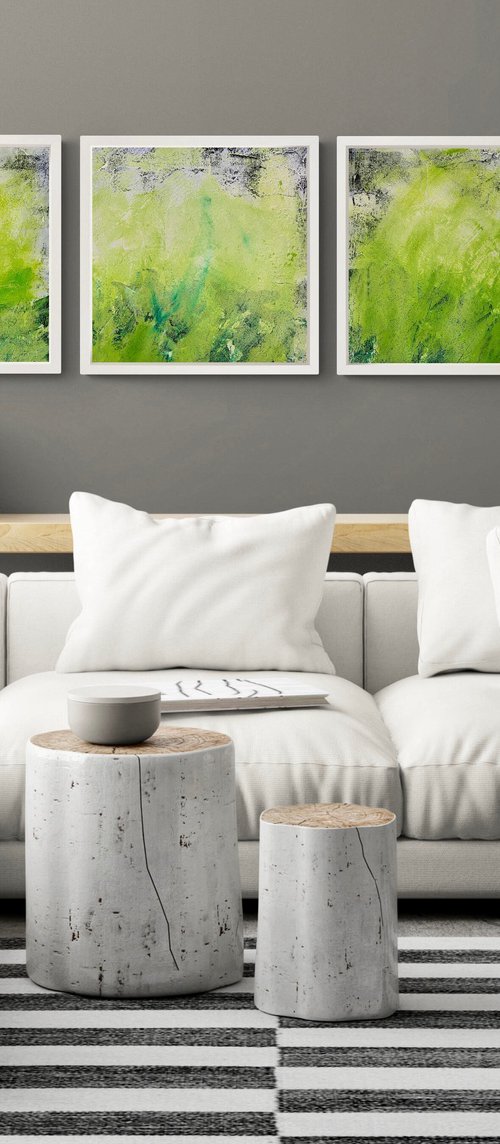 Abstraction No. 921 - set of 4 by Anita Kaufmann