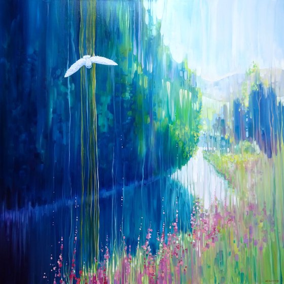 Enchanted - a large summer landscape painting