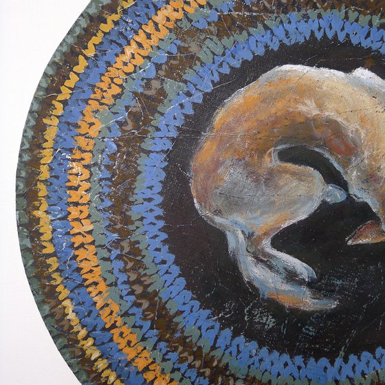 Rug with a Dog. Nala carpet.