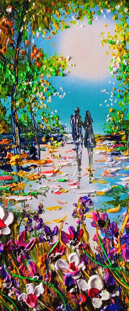 Romantic walk by Evelina Vine