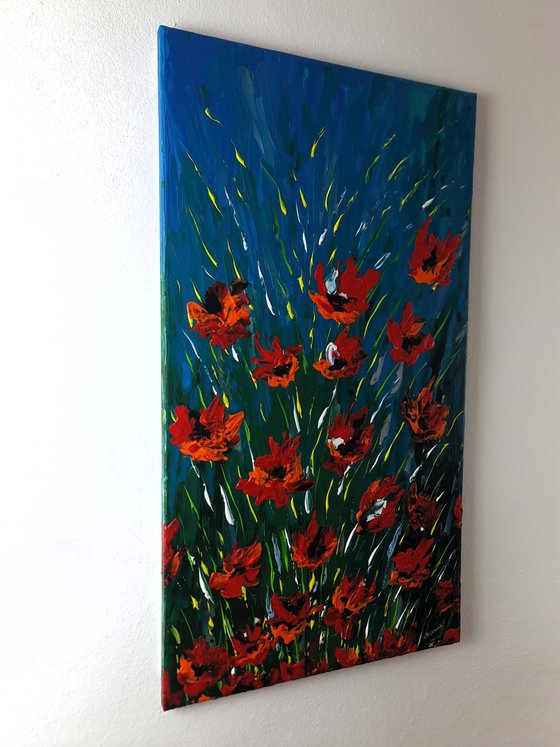 Abstract Poppies
