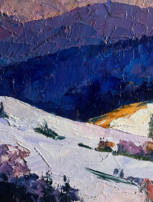 Mountain Winter Expanses by Boris Serdyuk