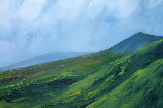 In the Wicklow Mountains, Irish Landscape