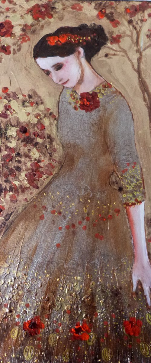 Intimate garden 15 x 30 cm. by Loetitia Pillault