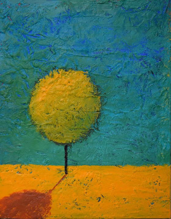 tree painting acrylic