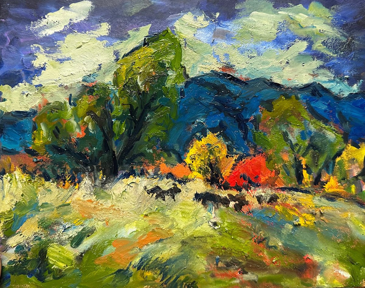 Village Memories By Razmik Manoyan, 11 X 9, Artwork For Sale On Artfinder