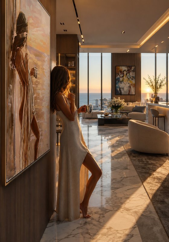 " WHAT A VIEW WITH MORNING COFFEE "
