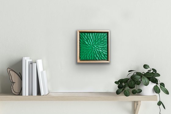 Green abstract mini
