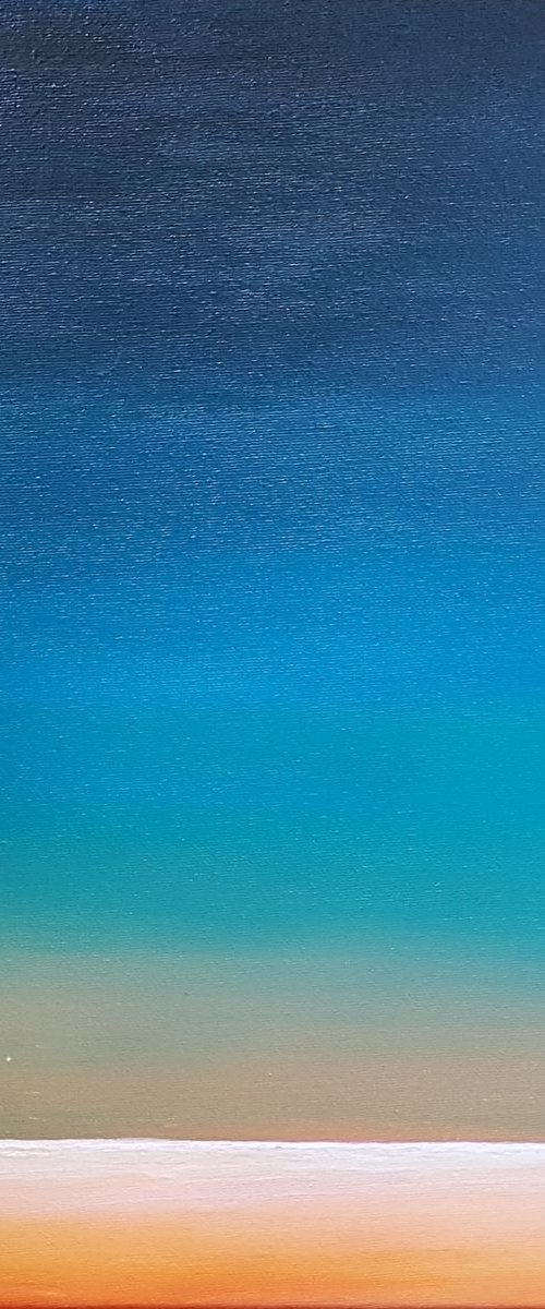 Lone tree #9, 40x40cm, ready to hang by Silvija Horvat - NataDaMano