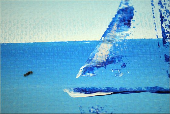 Blue Summer - Seascape - Acrylic Painting - Canvas Art- Blue Wall Art