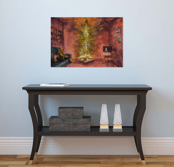 Christmas tree in Ukraine