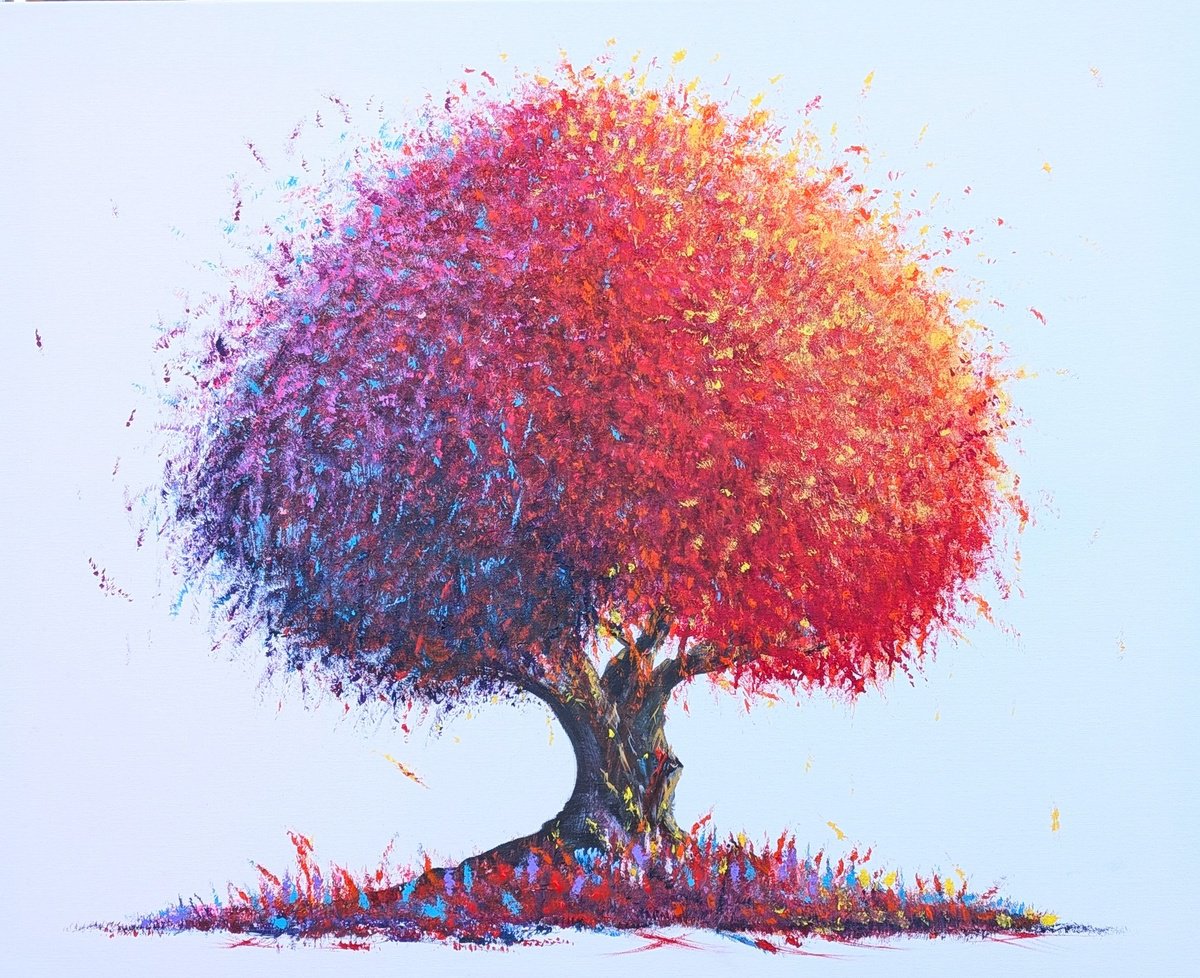 Tree Of Eternal Warmth By Mel Graham, 39 X 31, Artwork For Sale On Artfinder