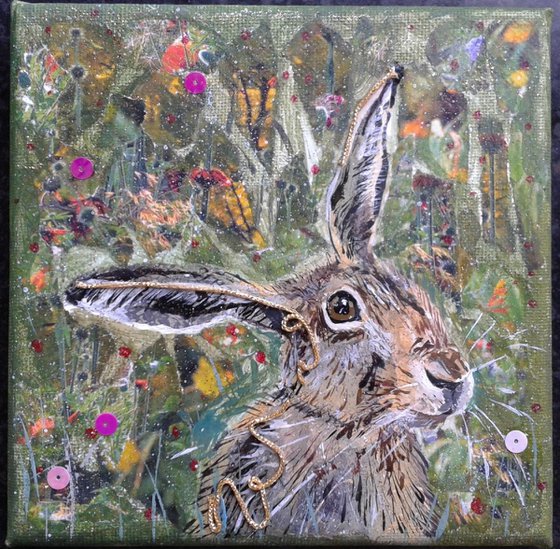 Hare in summer