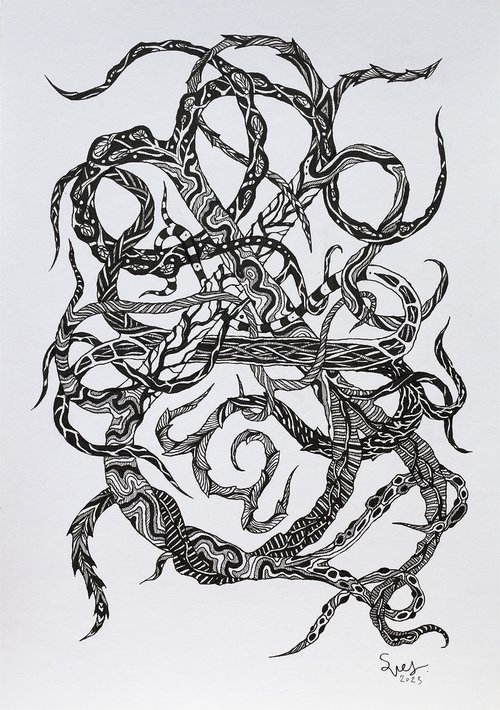 Abstract drawing # 02 by Stanislav Vederskyi