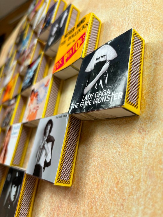 Vintage music matchboxes